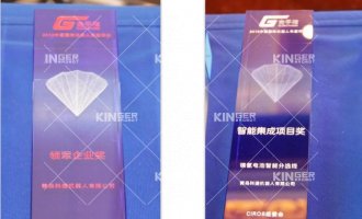 【获奖】问鼎国际机械人荣获金手指奖?2019年中国国际机械人“领军企业奖”和“智能集成奖”